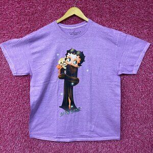 Betty Boop and Pudgy Vintage Style T-Shirt Large